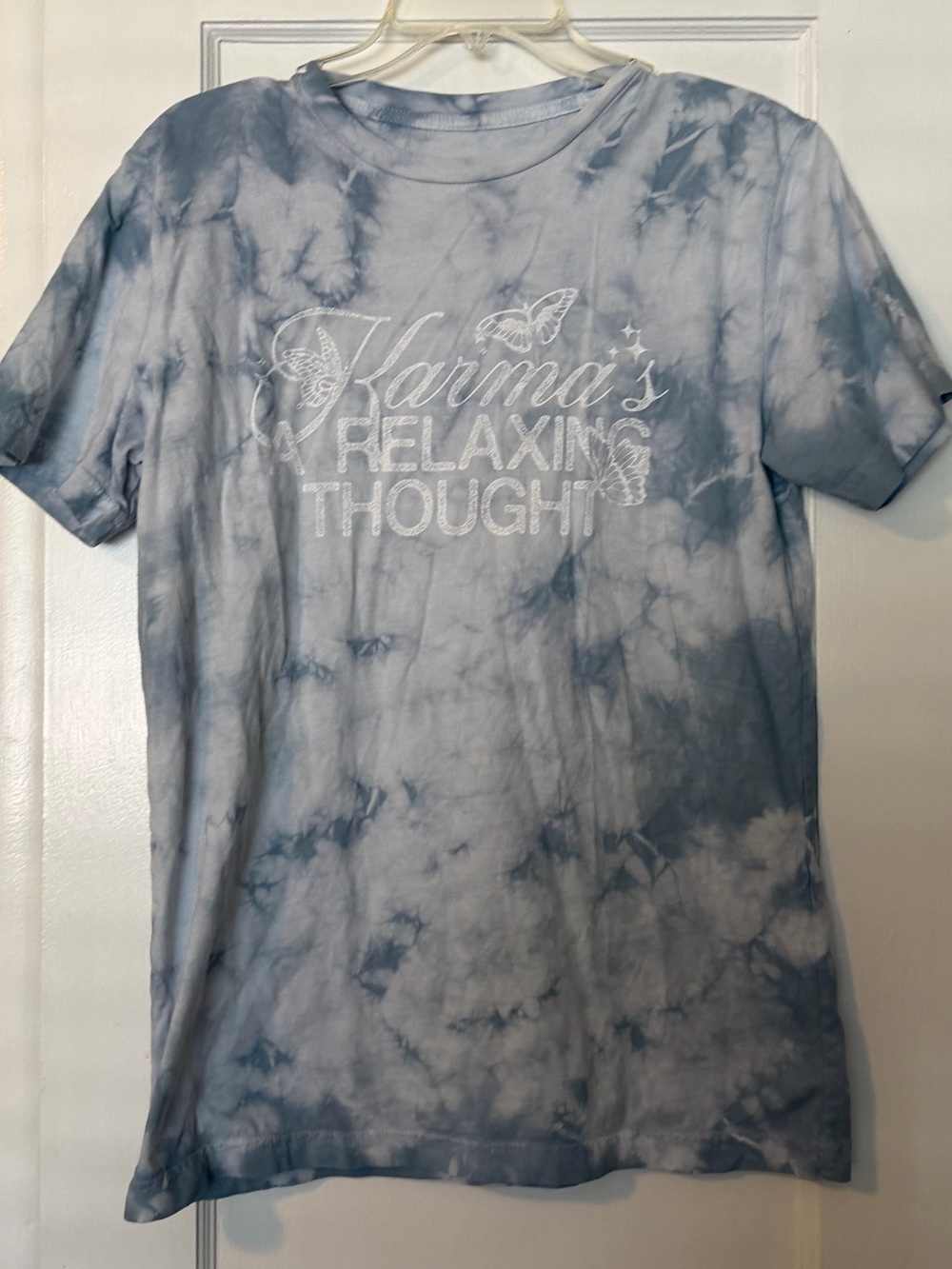 Taylor Swift Blue Tie-Dye Graphic Tee